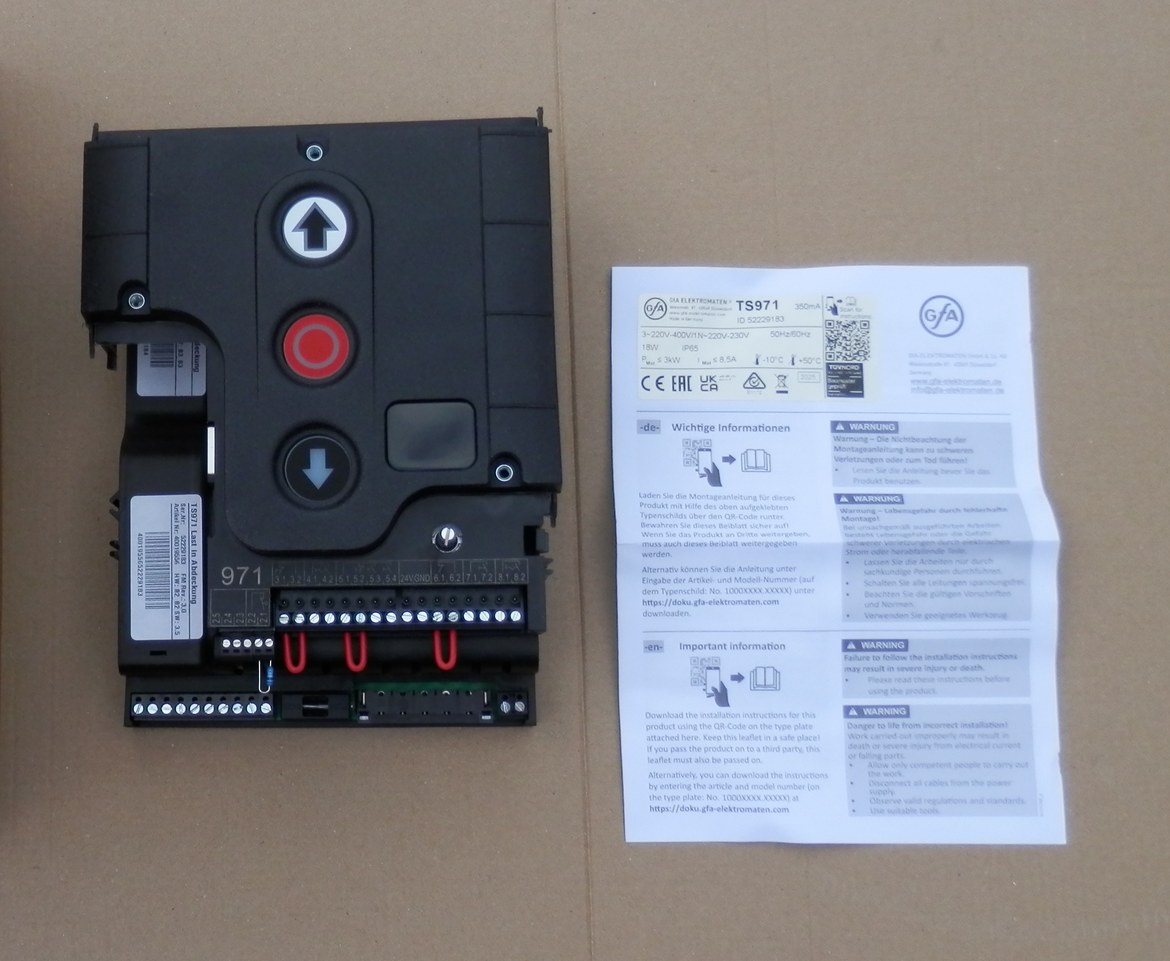 Moduł centrali GFA ELEKTROMATEN TS 971