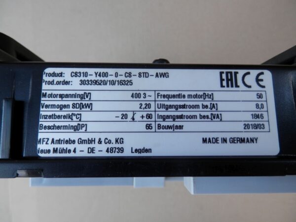 Centrala sterownik Marantec MFZ CS310