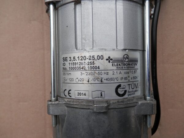 Napęd bramy szybkobieżnej GFA ELEKTROMATEN SE 3,5.120-25,00