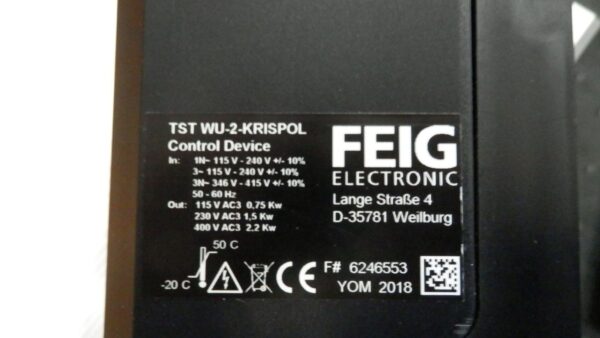 Centrala sterownik FEIG TST WU-2